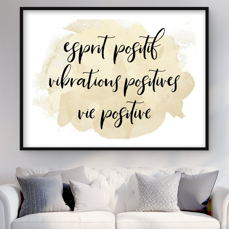 Art mural Esprit Positif