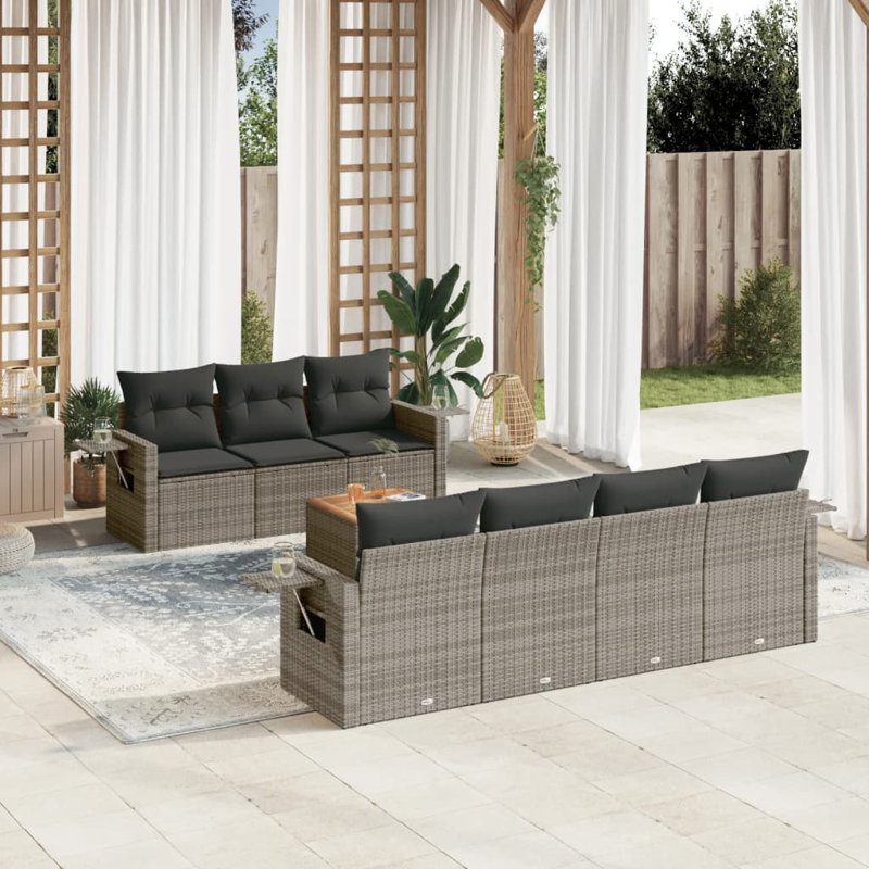 Ensemble de canapé de jardin Vidaxl