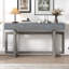 Console en bois avec trois tiroirs-118318139