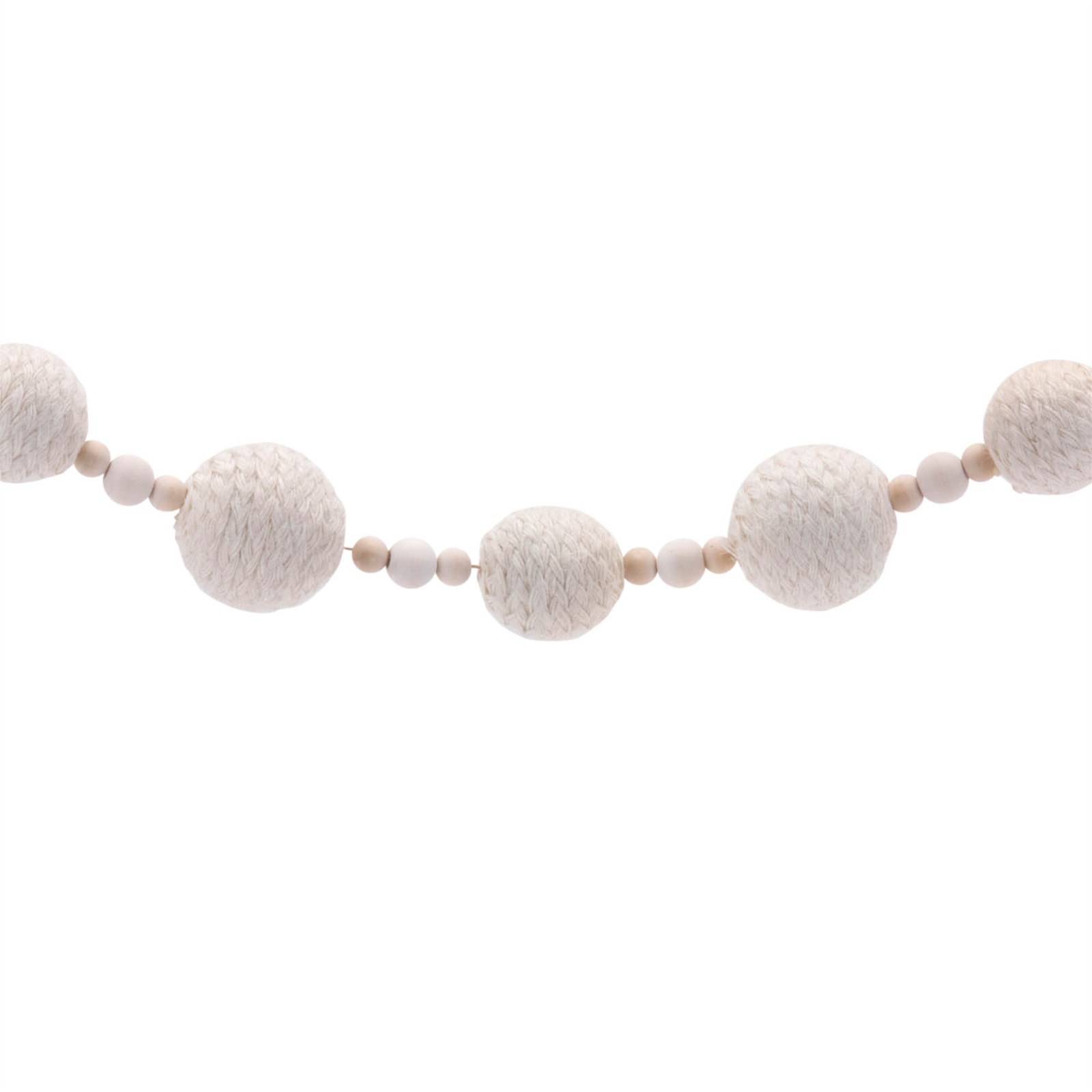 Fabric Ball String Garland (Set of 2)
