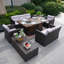 Ensemble de conversation en osier / rotin pour 7 personnes Frederica-1402891611-1402891614
