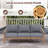 Solid Wood Patio Sofa with Cushions-113103518