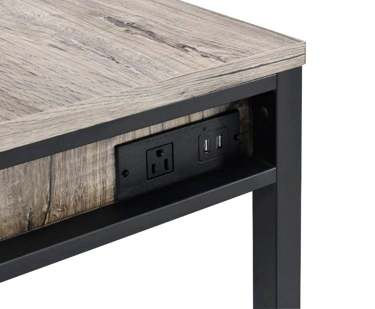 Writing Desk With Built-In USB Port
