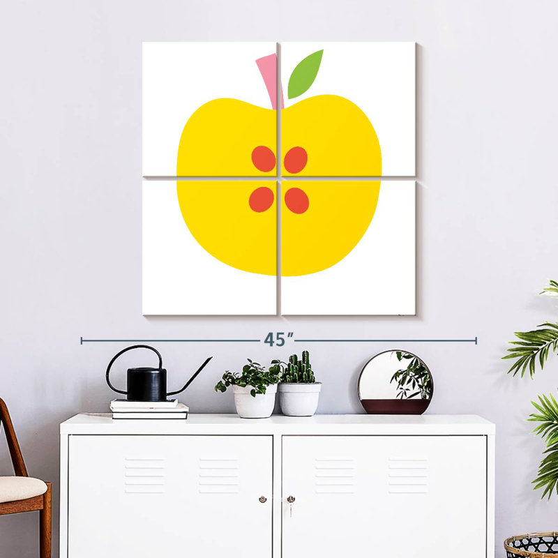 Pomme jaune Yarlin, H 32 po x l 32 po