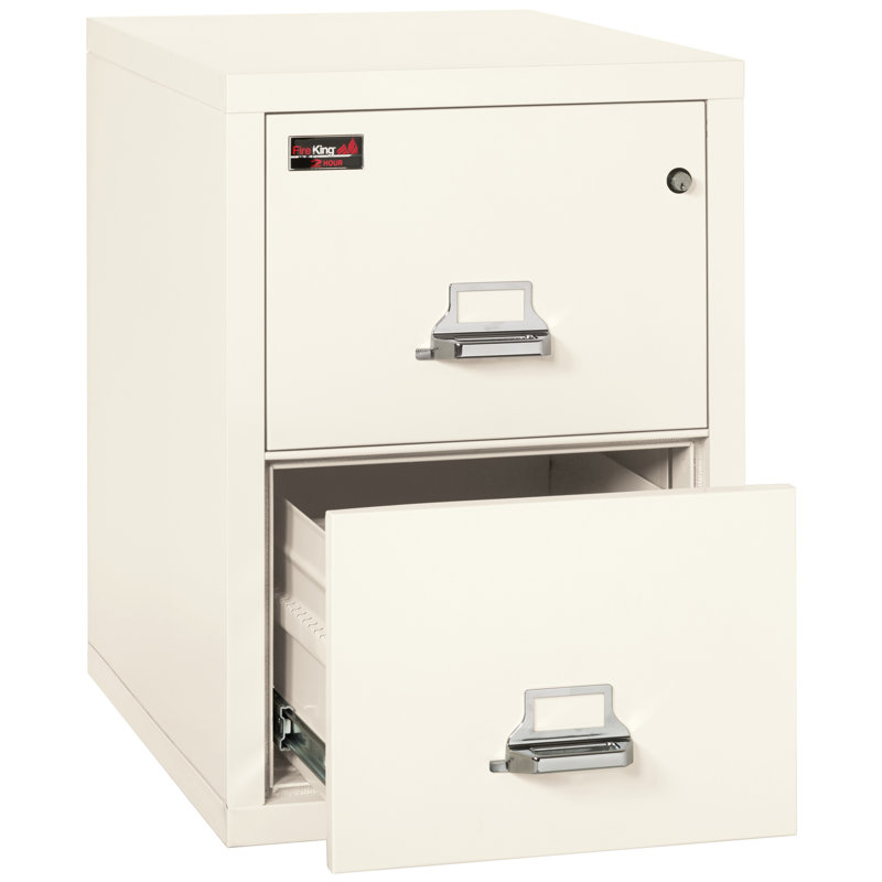 Fireproof 2 - Drawer File Cabinet, Ivory White