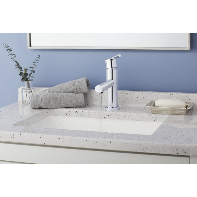 Parma Single Hole Bathroom Faucet with Drain Assembly, Chrome