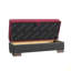 Repose-pieds avec rangement en microfibre Primenest Nimbusflow-953341401