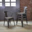 Fauteuil avec dossier à latte de métal Natascha-21415321