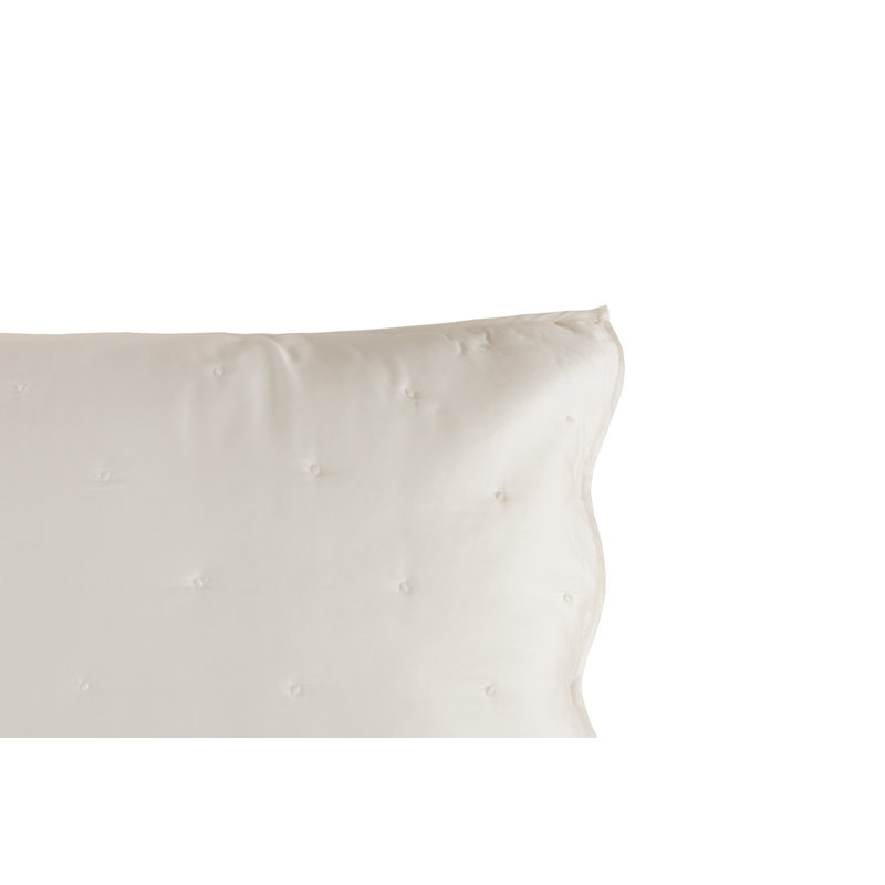Grace_Quilted Sham, Standard/Twin, Ivory