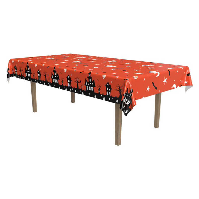 Halloween Haunted House Tablecover