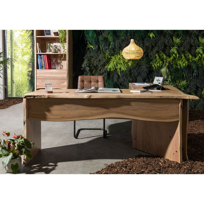 L-Shape Desk, Natural