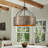 Laliyah 4 - Light Dimmable Drum Chandelier-240116487
