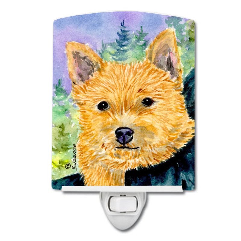 Norwich Terrier Ceramic Night Light