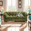 Canapé en chenille 99,2 po avec coussin souple et coussins d'accoudoirs amovibles Cloud-1728278434