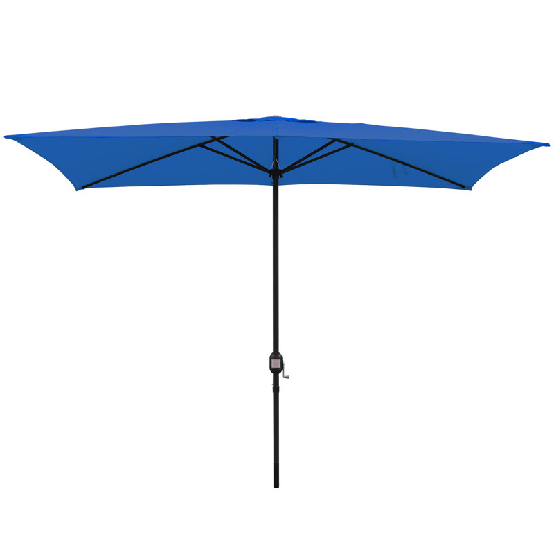 Parasol de marché de patio 118 po Haakon, Bleu