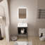 Petit meuble-lavabo mural 20 po avec lavabo en céramique Yesen-2043411461