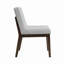 Chaise d'appoint en lin Edwyn (ensemble de 2)