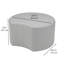 Pro Series Upholstered Crescent Ottoman 18" Height-101256142