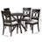 Hairo 4 - Person Four Leg Base Dining Set-1495672829