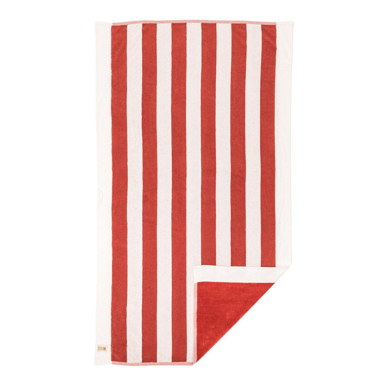 The Beach Towel, Red/White