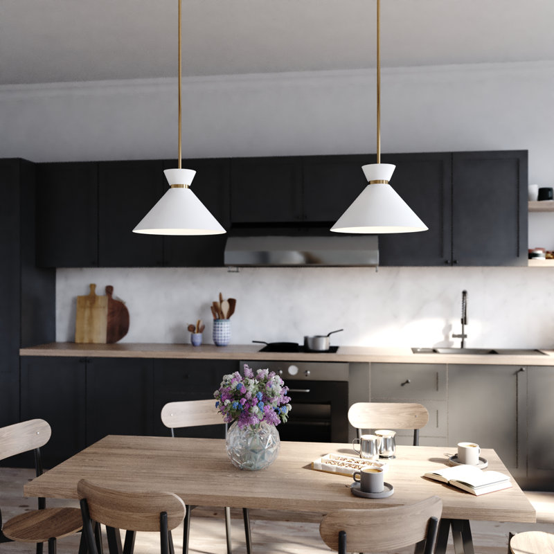 Racine 1 - Light Cone Pendant, White