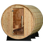 Almost Heaven Saunas Princeton 6 - Person Traditional Steam Sauna in Cedar