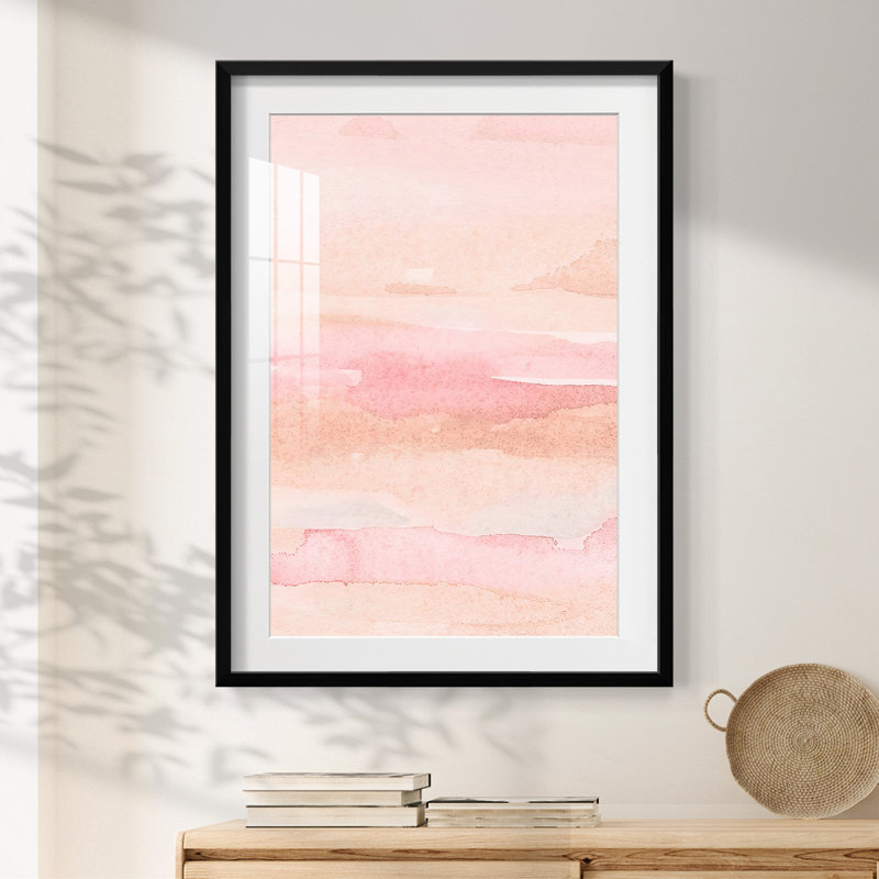 Rose Fade II -Framed Print, 25.5" H x 17.5" W, Black