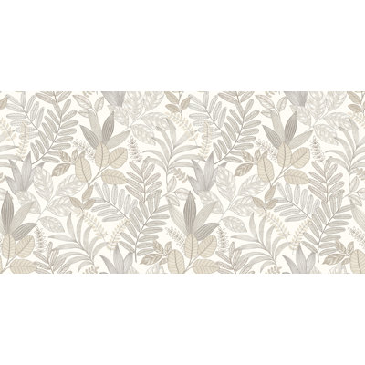 Papier peint blanc Allure Foliage