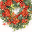 Couronne florale artificielle 24 po 24 po