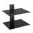 ProMounts Dual Wall AV Component Glass Shelf Holds up to 35.2 lbs