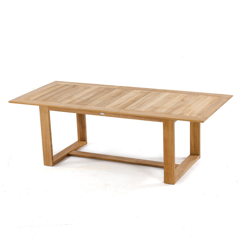 Westminster Teak Round Teak Outdoor Dining Table , 90'' in. W 39'' in. D