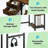 Double Office Desk with Drawers