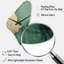 Tralyn - Boomerang Shape Abstract Painting 3D Wall Clock-48995917