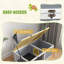 Tortoise Enclosure with Run Lamp Holder Pull-Out Trays Hideaway