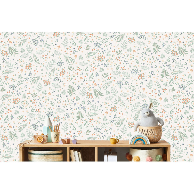 Papier peint Bramble and Bloom, Blue