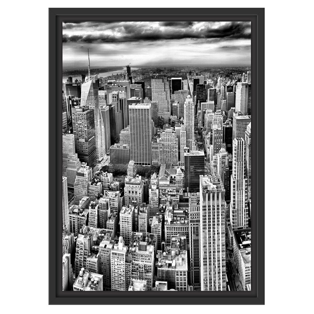 Gerahmtes Wandbild New York Skyline und