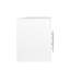 Armoire de cuisine murale blanche Charlanda l 35,43 po x H 19,69 po 