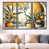 Black Floater Framed