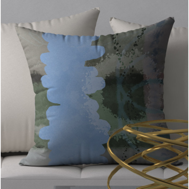 Housse de coussin décorative carrée et insert, 24" X 24"