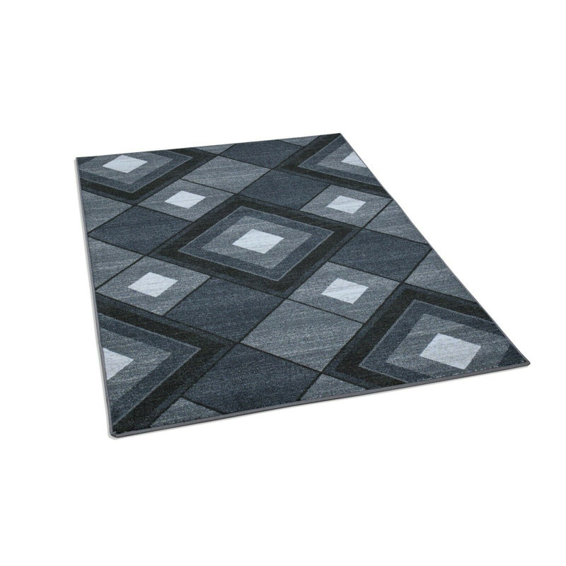 Gibert Geometric Area Rug, Rectangle 60 x 112cm