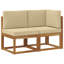 122cm Wide Patio Sectional