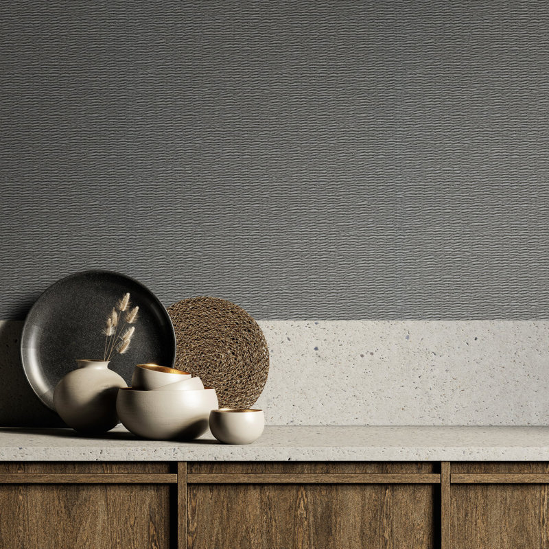 Rouleau de papier peint tissé Woods and Wicker, Gris