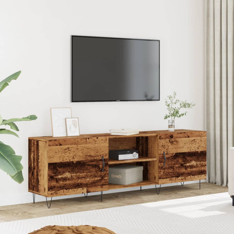 Aspasios TV Stand for TVs up to 65", Old Wood
