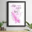 Perfect Hair - Reproduction d'art textuel sur papier encadré-469517690-469517575