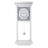 Layba Mirrored And Faux Diamonds Pendulum Wall Clock