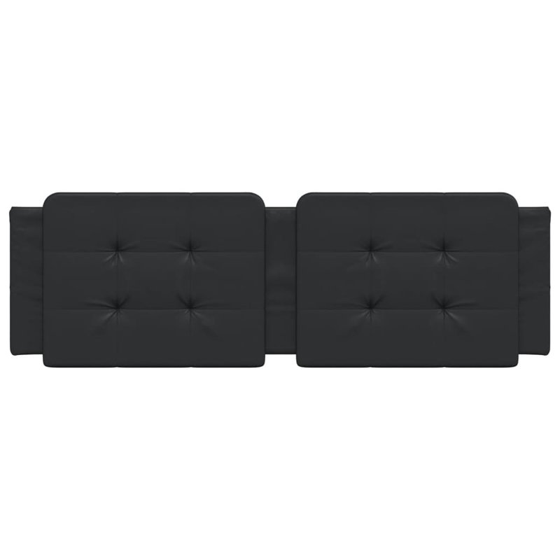 vidaXL Headboard Cushion Black, Queen, Black