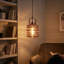 Luminaire suspendu en verre à 1 lumière Callista