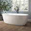 Baignoire de trempage autoportante en acrylique 67 po