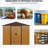 8ft X 4ft Metal Storage Shed With Air Flow Function - Coffee For Backyard Weather- Patio Area-118124228-118124229