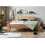 Pure Acacia Solid Wood Bed-65319463